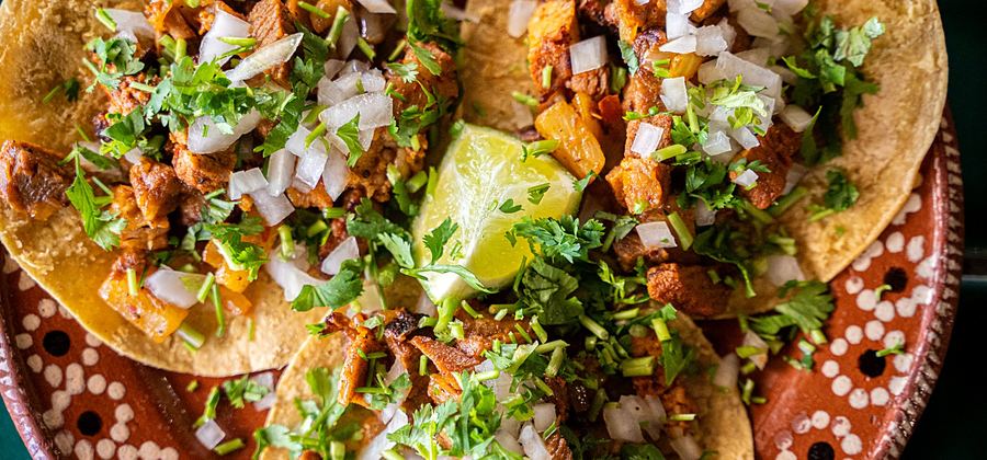 Tacos al pastor de Mi Casita Mexicana